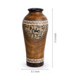 Picture of Terracotta Round Vase Warli - Tribal Melodies
