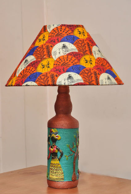 Picture of Bottle Lamp Handcrafted Fruit Seller