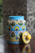 Picture of Blue Pottery Sugar Jar (Available in 5 Designs)
