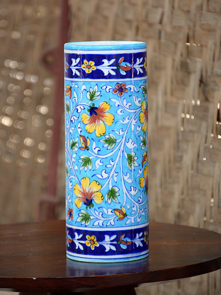 Multicolor Floral Cylinder