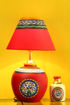 Picture of Terracotta Modern Matki Table Lamp (Red)