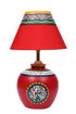 Picture of Terracotta Modern Matki Table Lamp (Red)