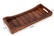 Picture of Wooden Serving Tray Natural Brown (Set of 2)