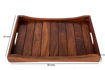 Picture of Wooden Serving Tray Natural Brown (Set of 2)