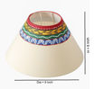 Picture of Terracotta Table Lamp 'Madhubani In Light' (Red)