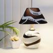 Picture of Terracotta Table Lamp Warli (Monochrome)