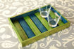 Picture of Multicoloured Wooden Serving Tray (14 x 10 Inch)