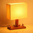 Picture of Wooden Table Lamp Parrot
