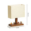 Picture of Wooden Table Lamp Parrot