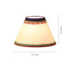 Picture of Terracotta Table Lamp 'Warli In Light' Flat Matki Shaped