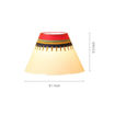 Picture of Terracotta Table Lamp 'Warli In Light' Flat Matki Shaped (Blue)