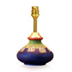 Picture of Terracotta Table Lamp 'Warli In Light' Pot Shaped Round