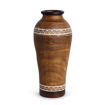 Picture of Terracotta Round Vase Warli - Tribal Melodies