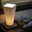 Picture of Conical Wooden Table Lamp (Green)