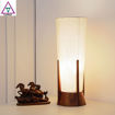 Picture of Round Wooden Table Lamp (Pyramid)