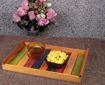 Picture of Wooden Serving Tray Multi Coloured