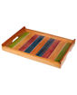 Picture of Wooden Serving Tray Multi Coloured