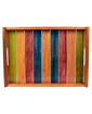 Picture of Wooden Serving Tray Multi Coloured