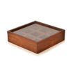 Picture of Wooden Spice Box With 9 Containers & Spoon