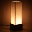 Picture of Carved Wooden Table Lamp (Green)