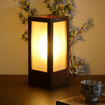 Picture of Wooden Table Lamp with Frosted Glass