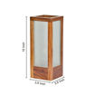 Picture of Wooden Table Lamp with Frosted Glass