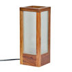 Picture of Wooden Table Lamp with Frosted Glass