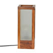 Picture of Wooden Table Lamp with Frosted Glass