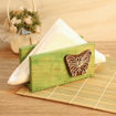 Picture of Wooden Napkin Tissue Paper Holder With Engraved Butterfly