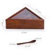 Picture of Pyramid Wooden Spice Box with Spoon