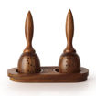 Picture of Slanting Wooden Salt & Pepper Shaker with Tray