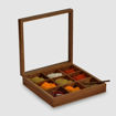 Picture of Wooden Spice Box with Container & Spoon