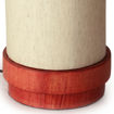 Picture of Round Wooden Table Lamp (Maroon)