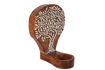 Picture of Wooden Tealight Holder Engraved Mango Tree (Table or Wall)