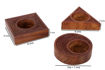 Picture of Wooden Tealight Holder Engraved (Set of 3)