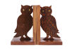 Picture of Wooden Bookends Engraved Owl