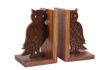 Picture of Wooden Bookends Engraved Owl
