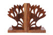 Picture of Wooden Bookends Engraved Crown