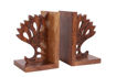 Picture of Wooden Bookends Engraved Crown