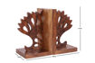 Picture of Wooden Bookends Engraved Crown