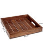 Picture of Handcrafted Wooden Serving Tray (10 x 10 Inch)
