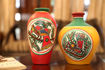 Picture of Terracotta Hand painted Vases and Pots (Set of 2)