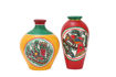 Picture of Terracotta Hand painted Vases and Pots (Set of 2)