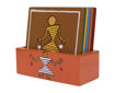 Picture of Wooden Tea Coasters Warli (Multicolour)