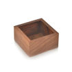 Picture of Wooden Spice Box With 4 Containers & Spoon (Natural Brown)