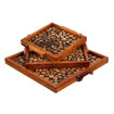 Picture of Trendy Wooden Cut Pieces Serving Tray (Set of 3)