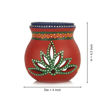 Picture of Aroma Diffuser Handpainted Terracotta (Red)