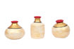 Picture of Terracotta Table Pots Warli Miniature (Set of 3 - Gold)