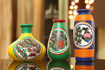 Picture of Terracotta Miniature Madhubani Table Pots (Set of 3 - Muticolour)