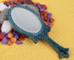 Picture of Wooden Hand Mirror Royal Look Oval Small (Select your Colour)